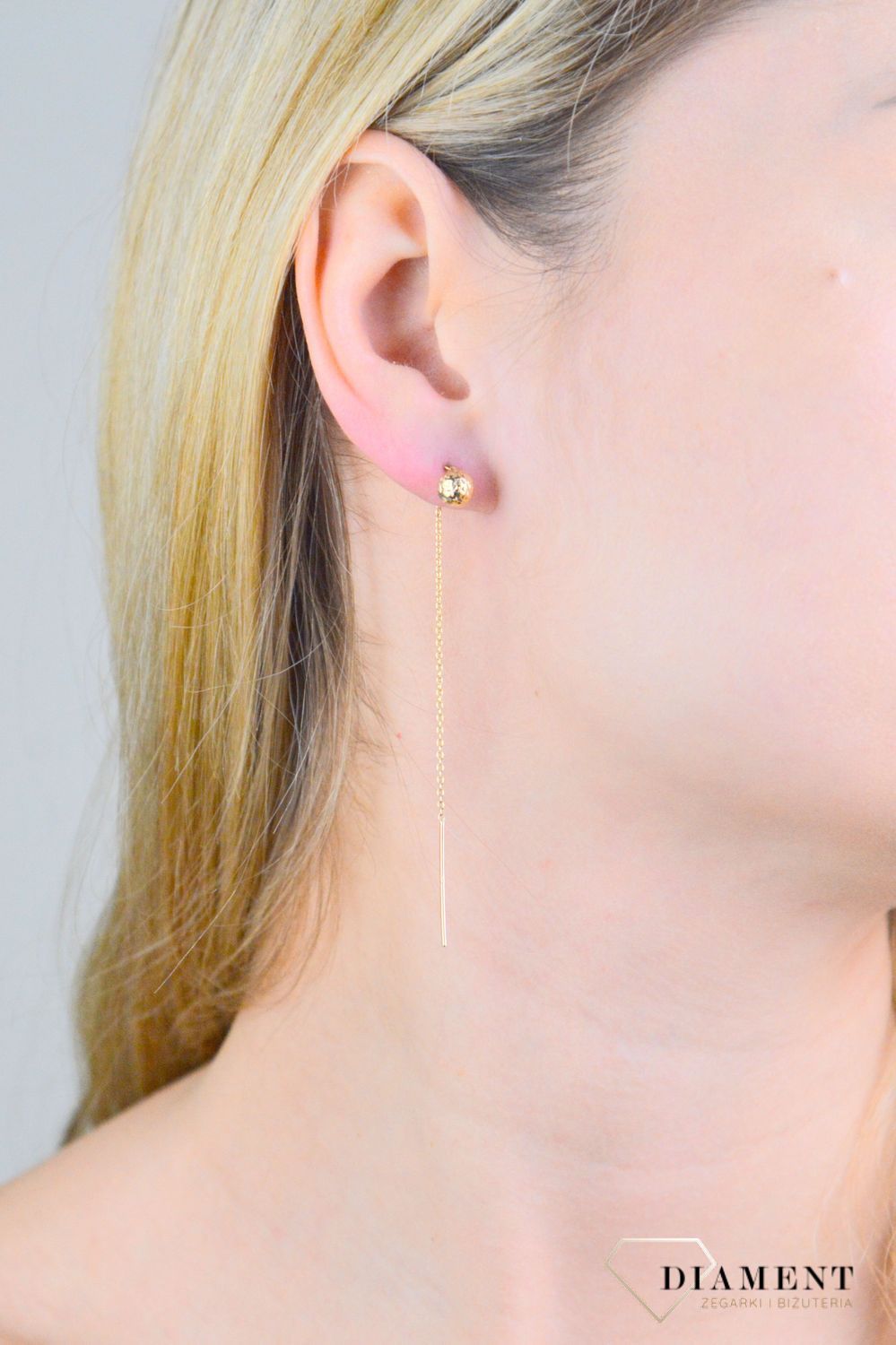 Kolczyki wiszące kulki grawerowane przeciągane próba 375, KL 5183 375 (1).jpg